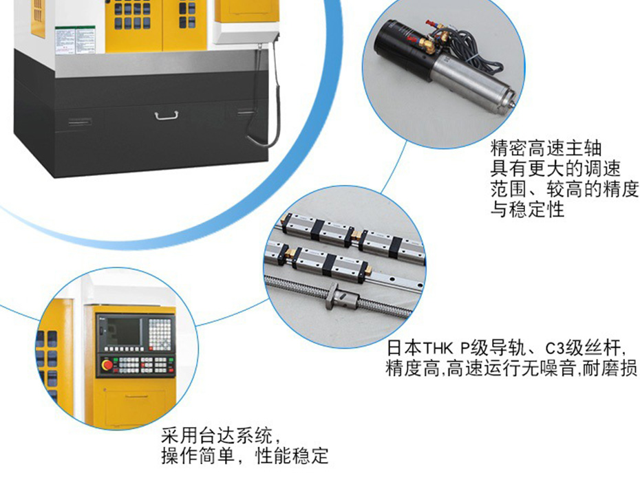 五軸聯(lián)動精雕機(jī)細(xì)節(jié)